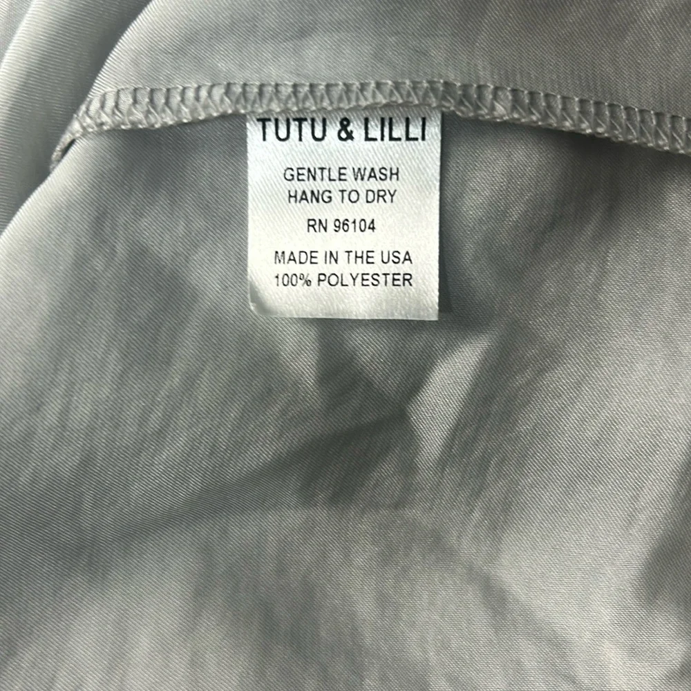 EUC tutu & lilli Wimberley silky polyester tunic top casual dress Roomy L/XL